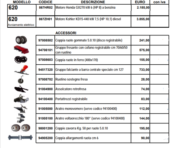 Motocultor 620 Meccanica Benassi - imagine 2